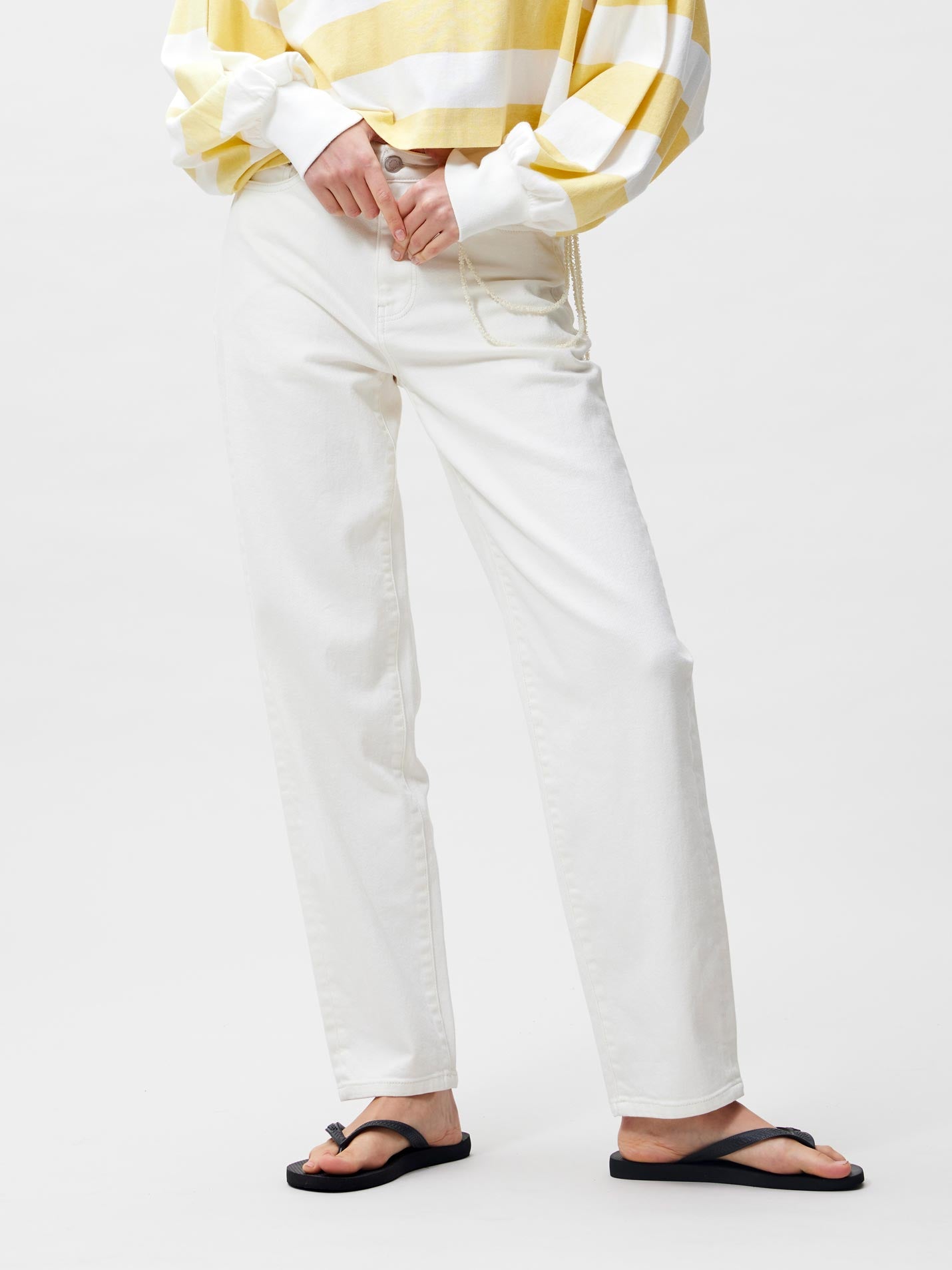 Barrel fit jeans | Star White