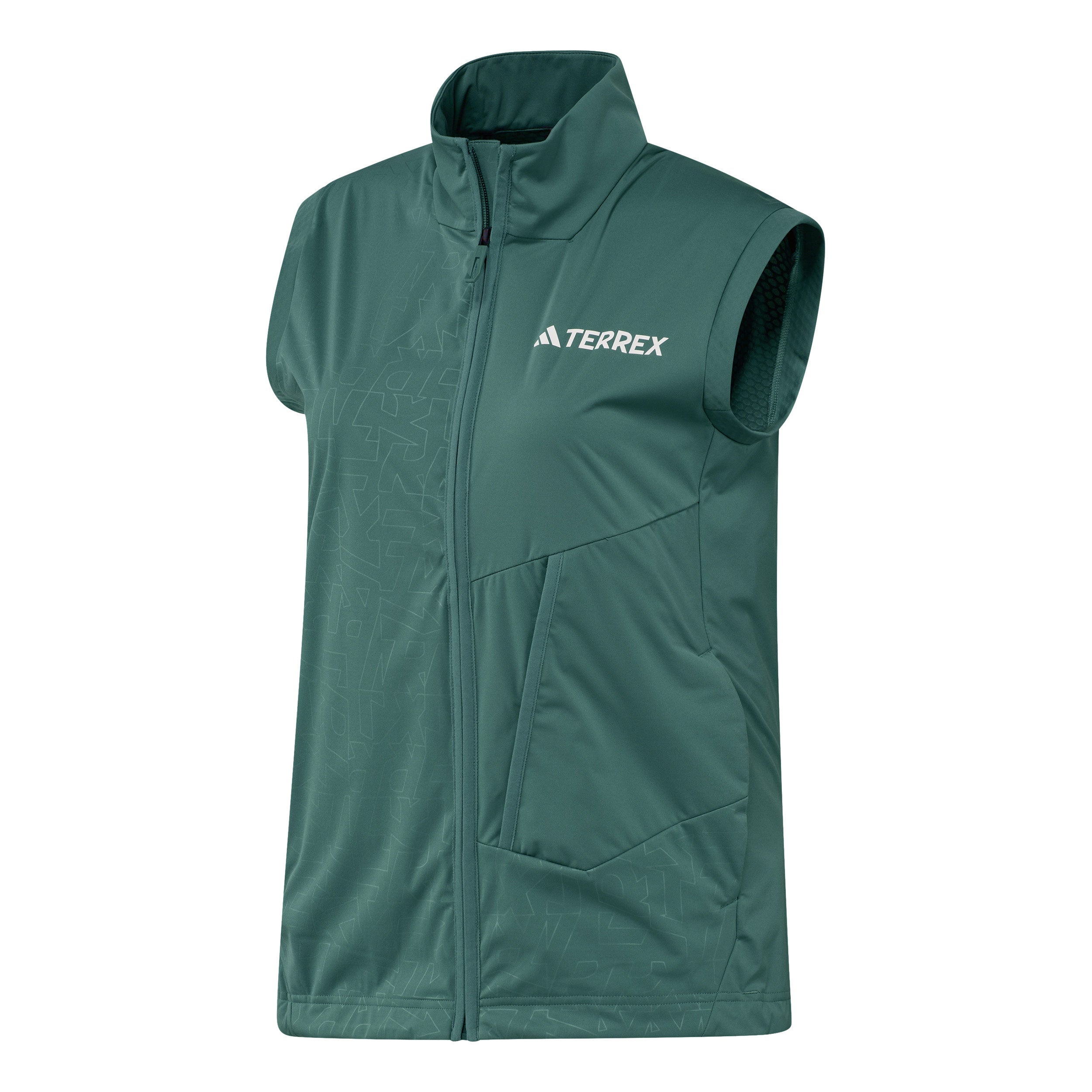 Terrex XPR Softshell Running vests Women-green