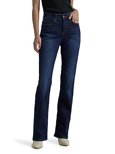 Lee Damen Ultra Lux Comfort with Flex Motion Bootcut Jeans, Hauptnervenkitzel, 48 Lange