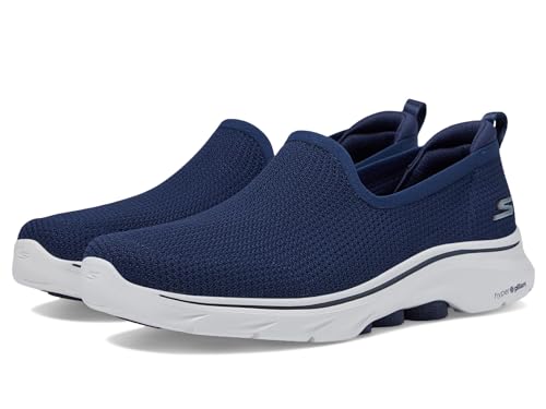 Skechers Damen Go Walk 7 – Ivy Casual Slip on Walking Sneaker Sneaker, Marineblauer Textilbesatz, 35.5 EU