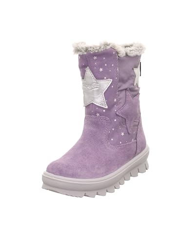 Superfit Mädchen FLAVIA warm gefütterte Gore-Tex Stiefel, LILA/SILBER 8510