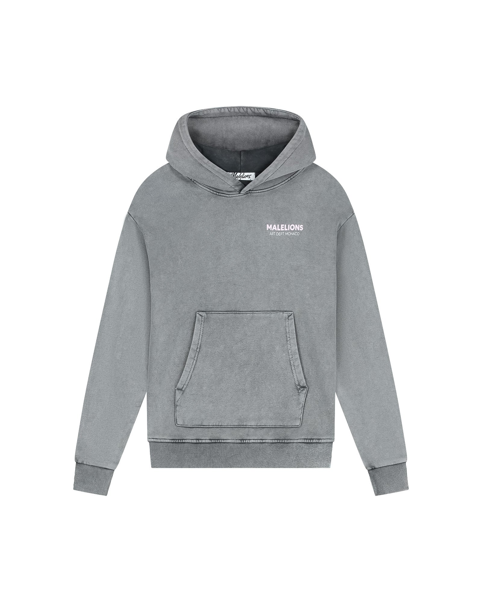 Malelions Women Rhinestone Hoodie | Acid Wash