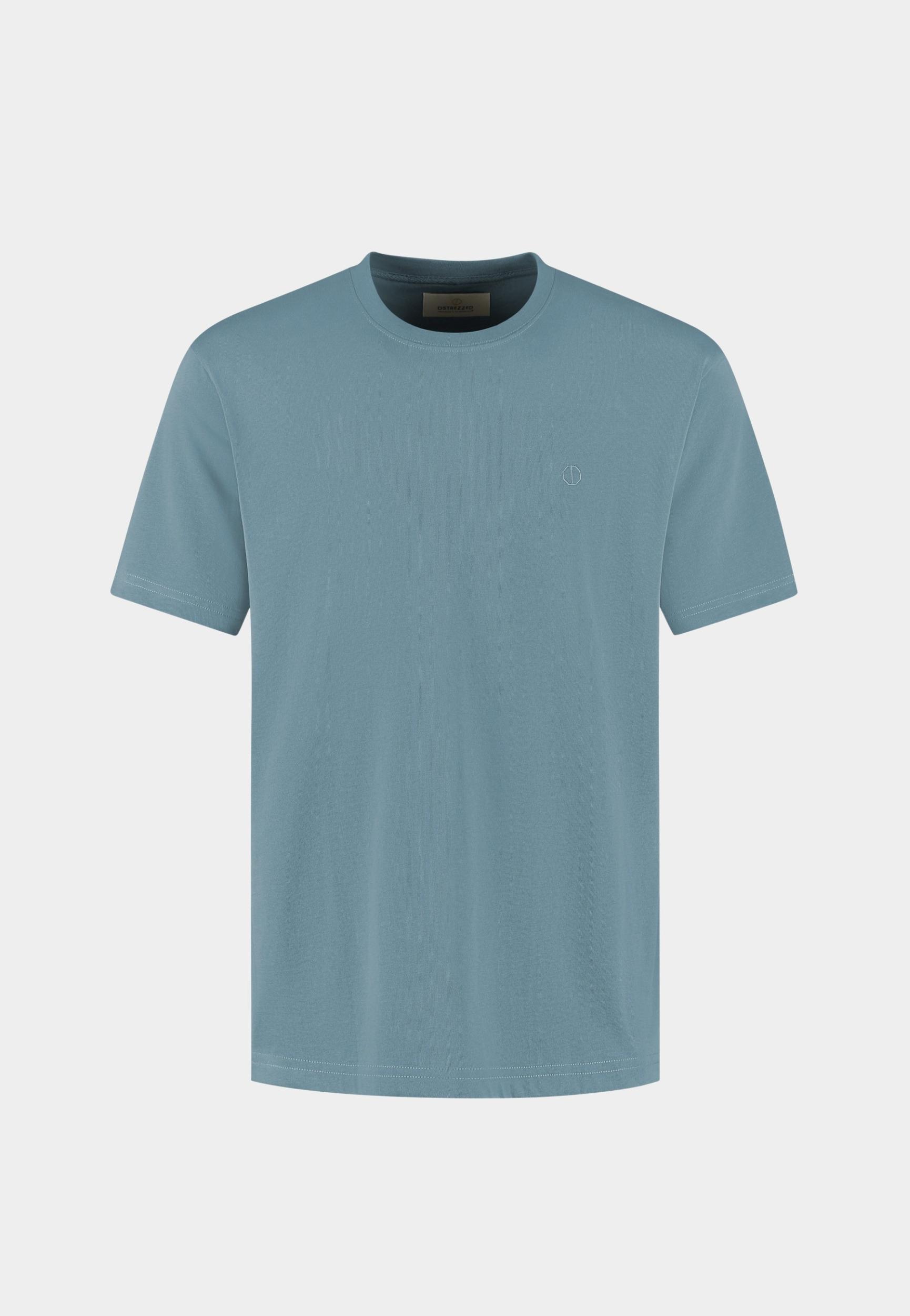 33% Korting Dstrezzed T-shirt Korte Mouw Blauw Collin SS Tee 203012-AW25/630 | Bos Men Shop