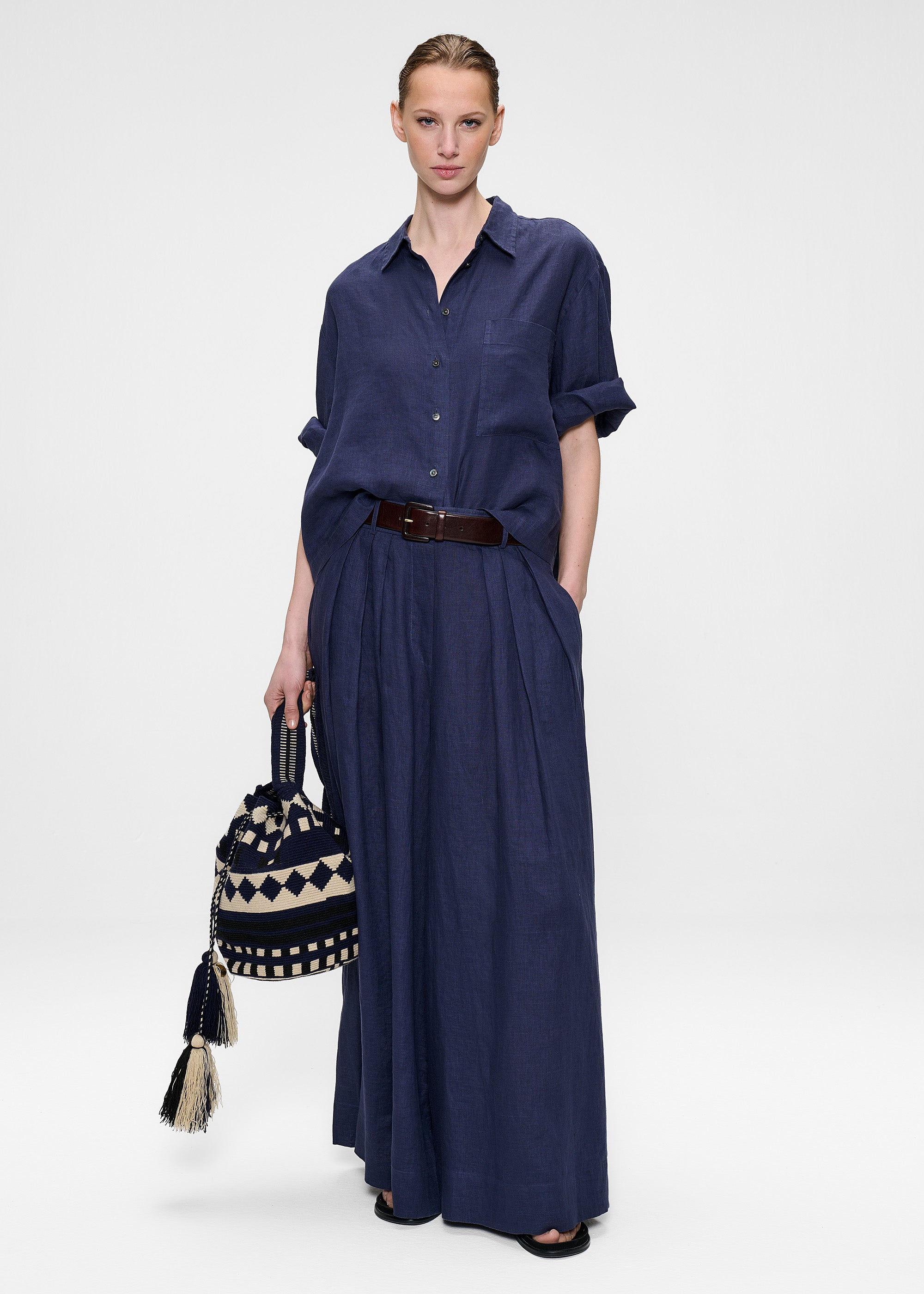WASHED LINEN SHIRT