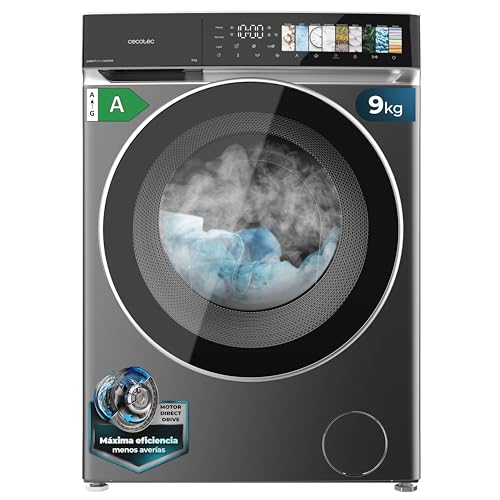 Cecotec Waschmaschine 9 kg Bolero DressCode 9970 Direct Drive Steel