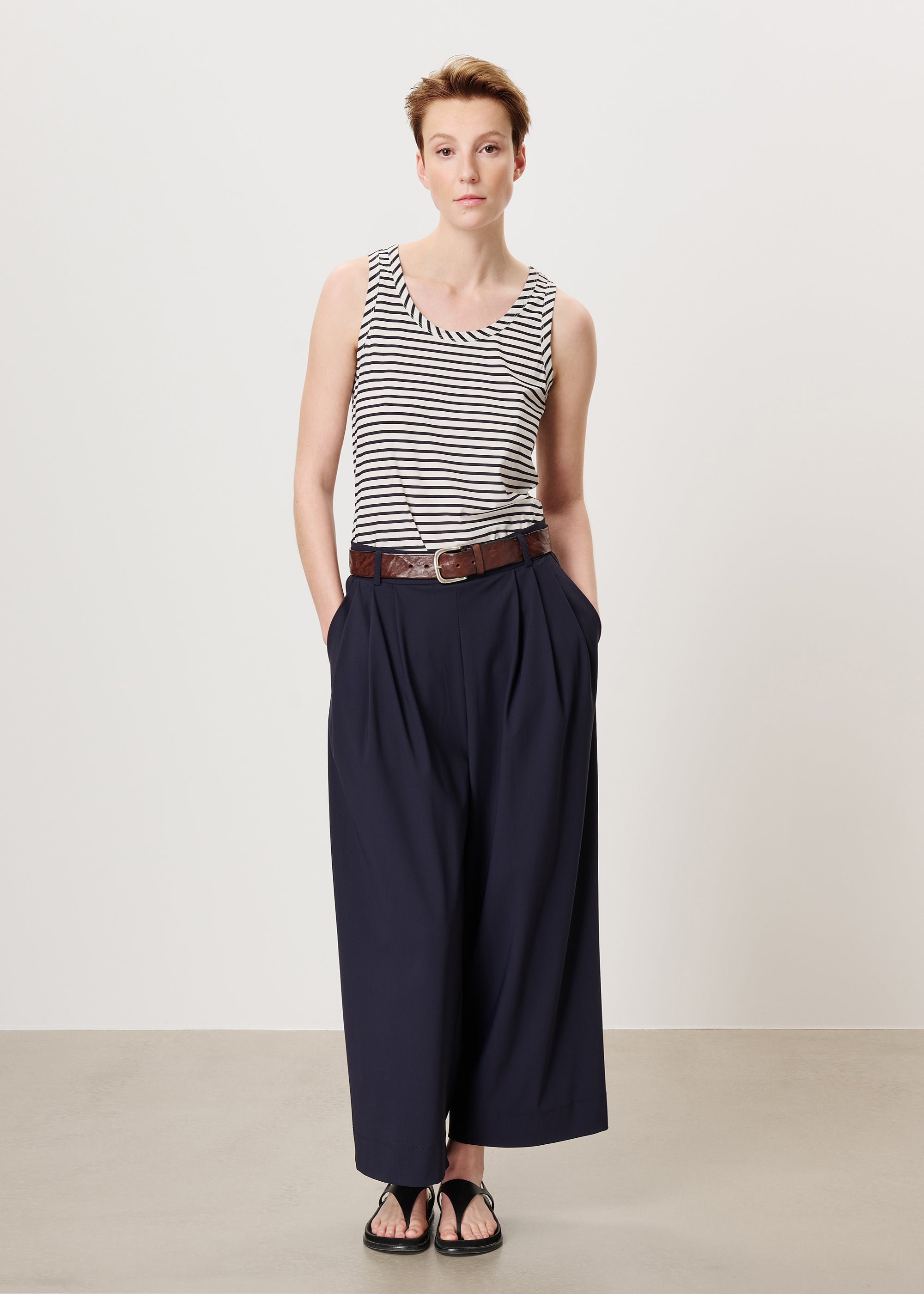 STRIPED IRIS TANK TOP