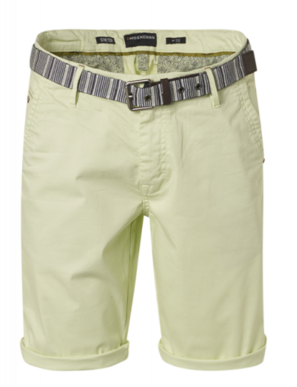 No Excess Korte Chino Met Riem Lime Groen (118190356 - 056)