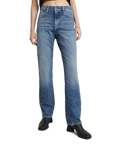 G-STAR RAW Damen Viktoria High Straight Jeans, Blau (Sun Faded Paradiso Blue D23959-D434-G330), 29W / 32L