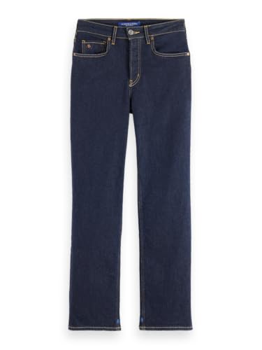 Scotch & Soda Damen The Sky Straight Jeans, Clean Blue, 27W / 30L EU