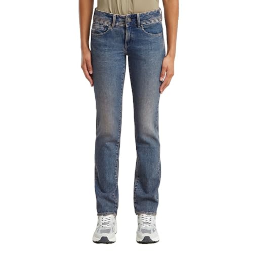 G-STAR Damen Midge Slim Straight Jeans, Blau (Antique Faded Lithium Flame D26424-D503-H072), 30W / 32L