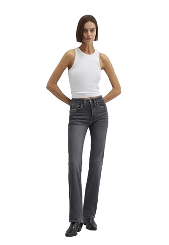 Mavi Damen Maria Jeans, Lt Smoke Glam, 25/28