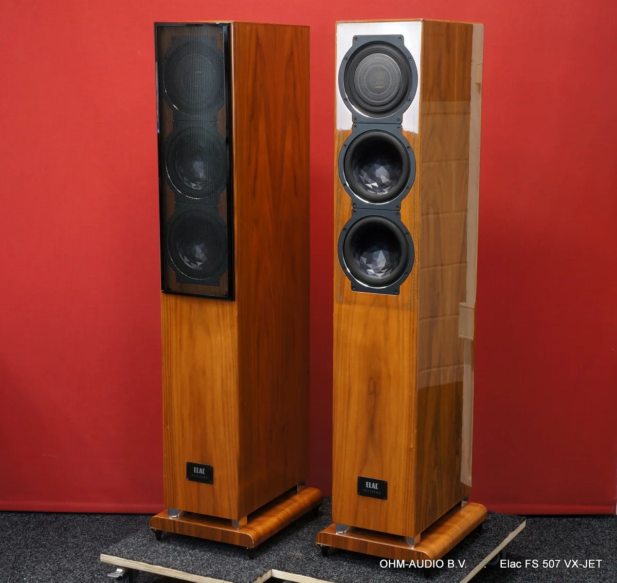 Elac FS 507 VX-JET, Noten, Goede Staat, Compleet met Verpakking, Occasion - Ohm Audio