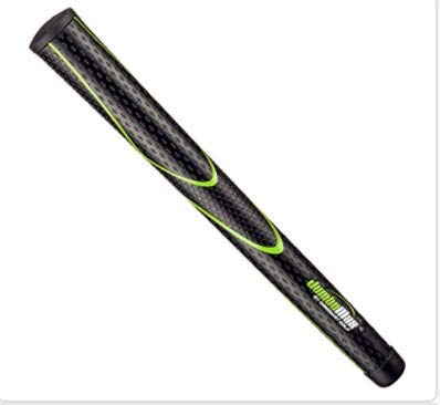 JumboMax Tour Series Golfgriffe, Schwarz mit Limettengrünem Rand, Größe L/LG (+11/32 Zoll), 1 Stück