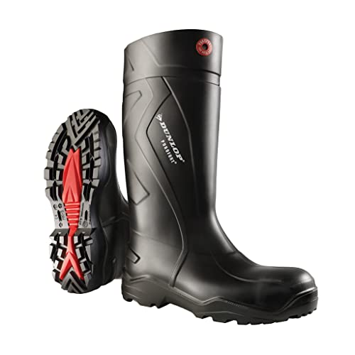 DUNLOP Purofort+ Sicherheitsstiefel fur Landwirschaft, Schwarz, Grosse 47