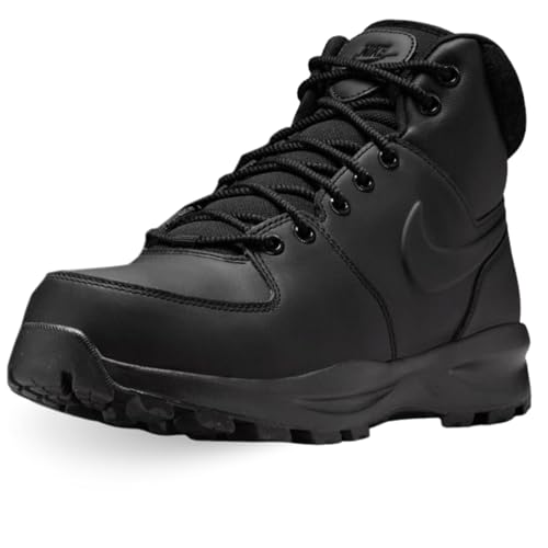 Nike Herren Nike Manoa Leather Sneaker, Black, 44.5