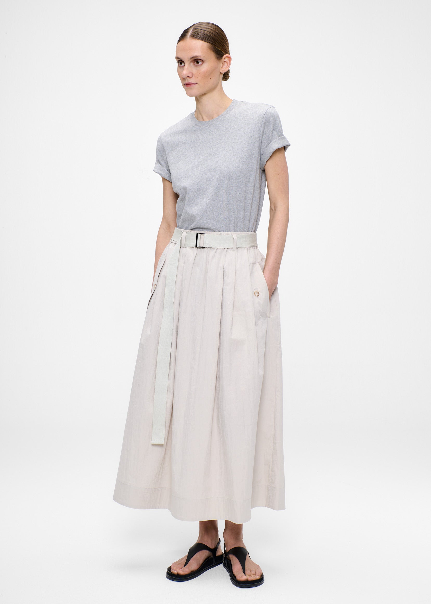 COTTON NYLON SKIRT