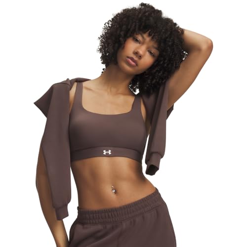 Under Armour Sport-BH für Damen, mühelos, hohe Belastung, (200) Peppercorn / Kona Brown, (X-Small) A/C