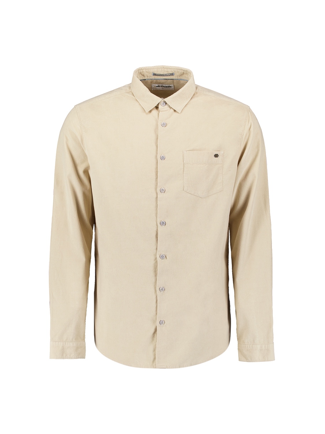 No Excess Shirt Corduroy Solid Cement (25410701 - 122)