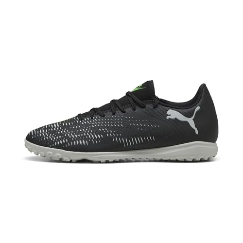 Puma Future 8 Play TT, Unisex Fussballschuh, Puma Black-Puma Silver-Fluo Green,