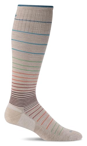 Sockwell Damen Circulator Moderate abgestufte Kompressionsstrümpfe, Gerste – S/M