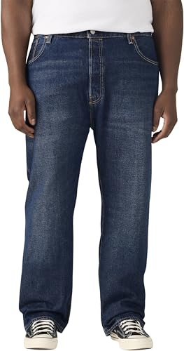 Levi's Herren Jeanshose 501 Big & Tall Mid Rise, Straight Fit, Blau (10Ft Over Head), W50/L34