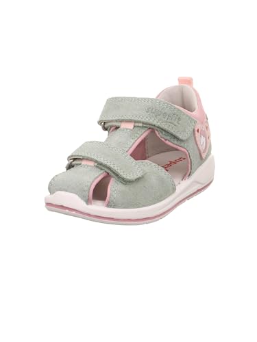 Superfit Mädchen Boomerang 1-000866 Sandale, Grün Rosa 7510, 20 EU