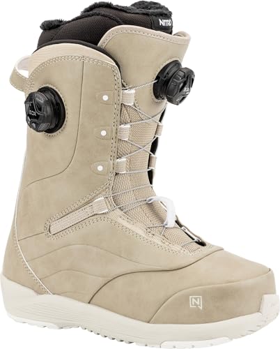 Nitro Damen Snowboards Crown BOA Leichter Snowboardschuh Snowboardboot mit Schnellschnürsystem Allround Freestyle Freeride Softboot Warm Boots