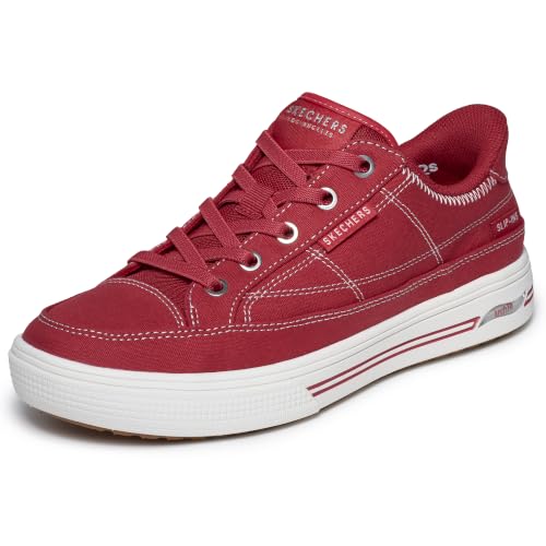 Skechers Women's Arch Fit Arcade-See Ya There Hands Free Slip-ins Sneaker, Rot/Ausflug, einfarbig (Getaway Solids), 35 EU