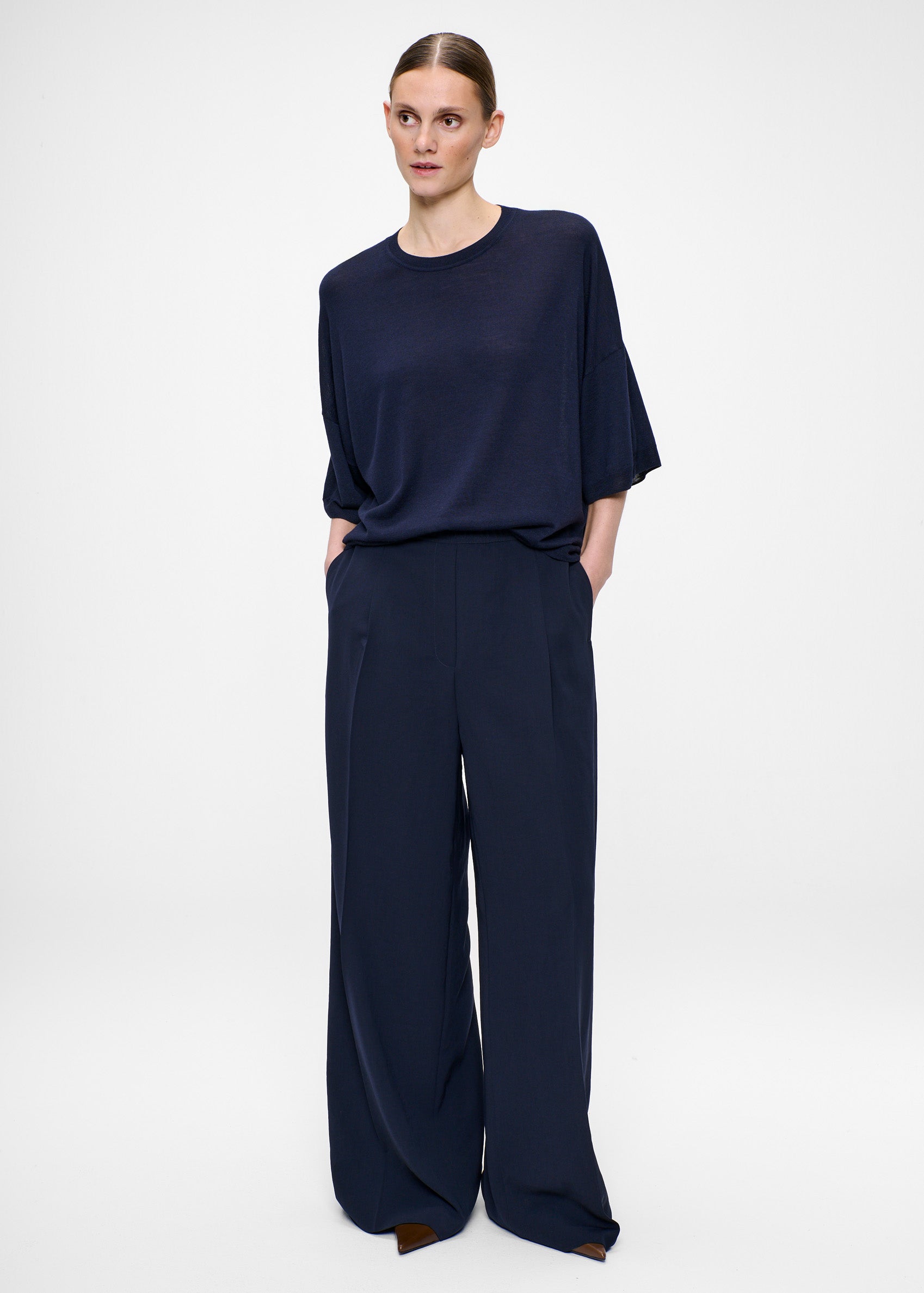 JAPANESE CRÊPE BONNIE PANTS