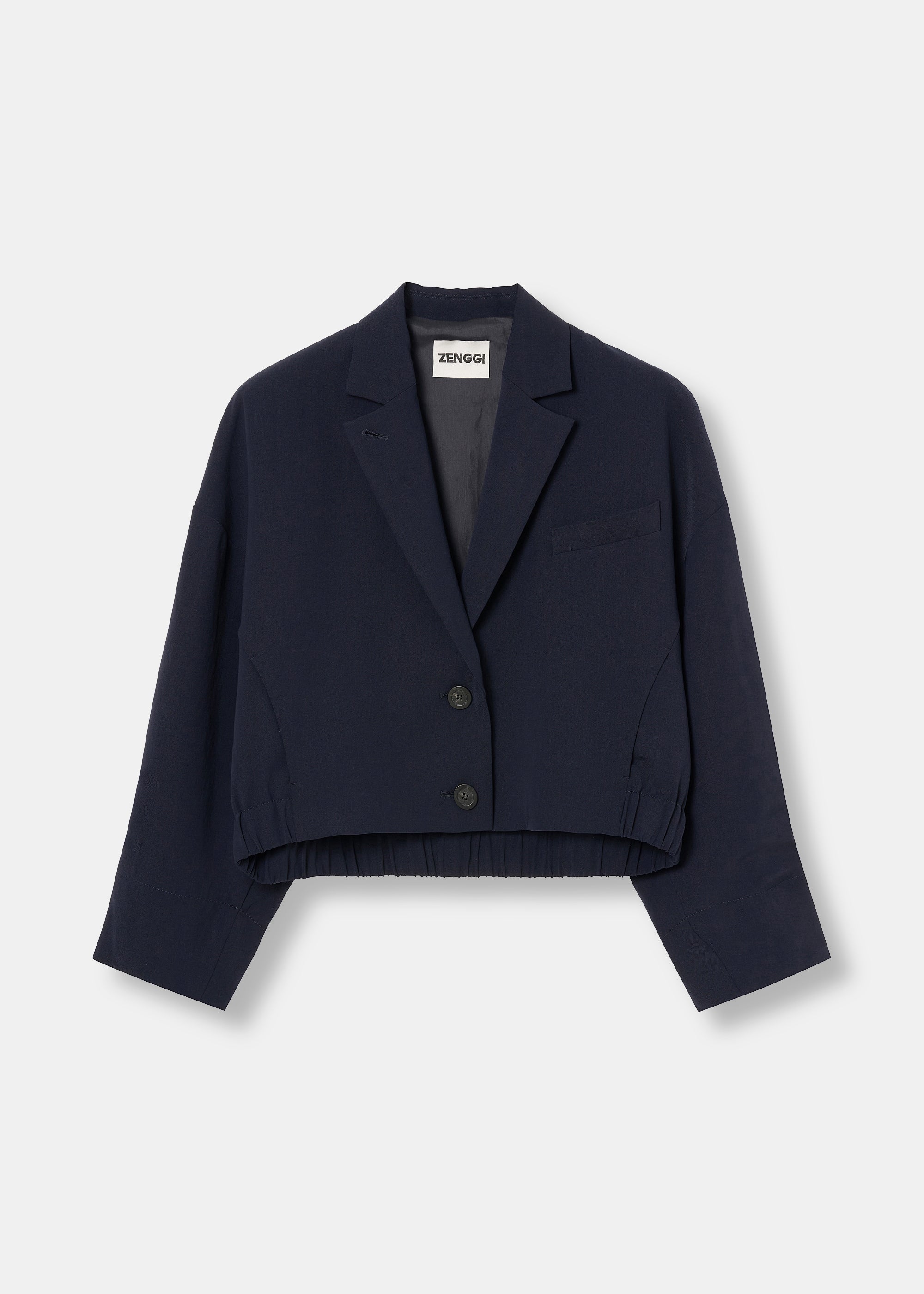 JAPANESE CRÊPE BLOUSON JACKET