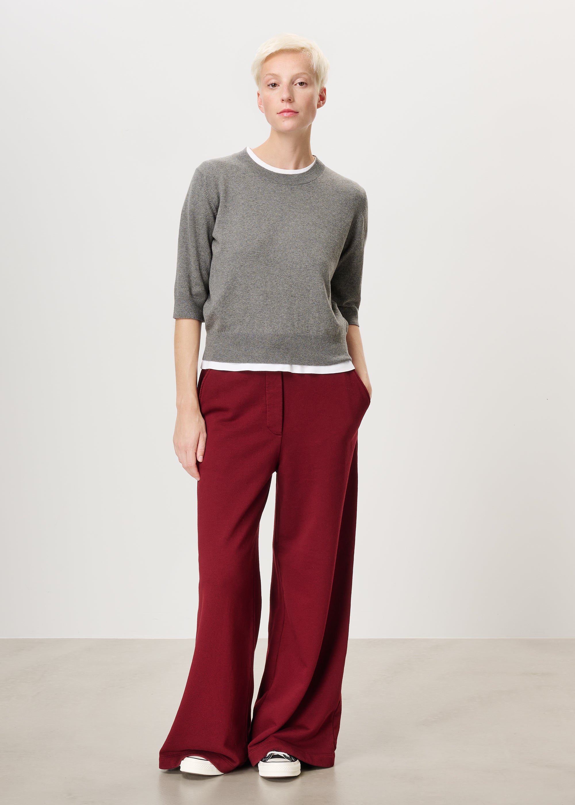 COTTON CASHMERE TOP