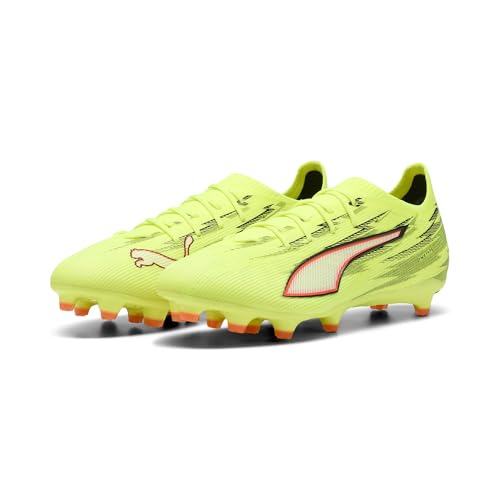 Puma Unisex Ultra 6 PRO FG/AG Fußballschuh, Yellow Alert Black-Glowing Red-Lime Squeeze, 41.5 EU, Yellow Alert Puma Schwarz Leuchtend rot Lime Squeeze, 42.5 EU