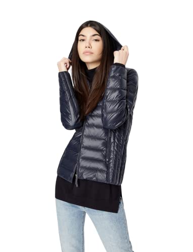 Armani Exchange Damen Real Down Everyday Jacke, Blau, L