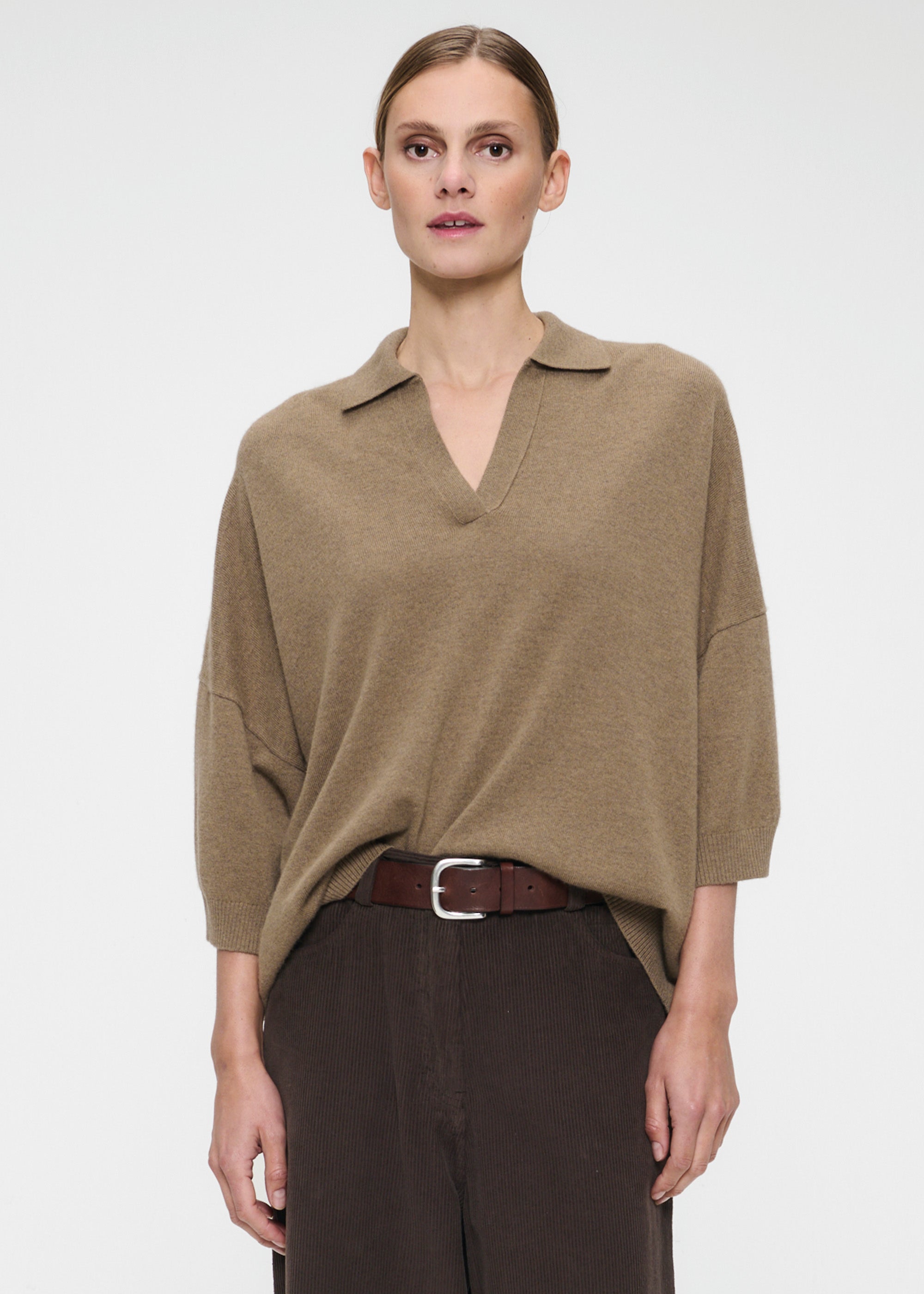 CASHMERE BLEND DAWSON POLO