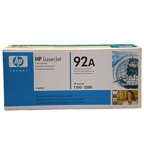 HP Toner 92 A für Laserdrucker (2500 Seiten, Laser, 10 – 32.5 °C, 10 – 90%,-20 – 40 °C)
