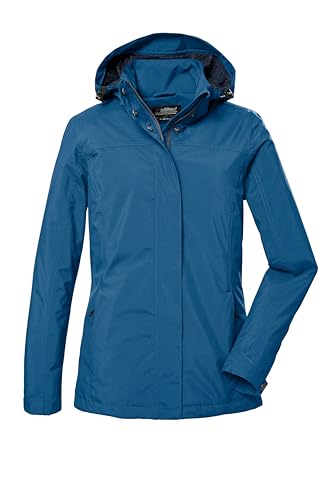 Killtec Damen Funktionsjacke/Outdoorjacke mit abzippbarer Kapuze KOS 42 WMN JCKT, dunkel ozean, 40, 41282-000