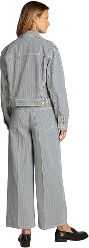 Tommy Hilfiger Damen Jeansjacke Straight Cropped, Mehrfarbig (Jaz), 42