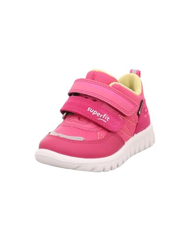 Superfit Mädchen Sport7 Mini Gore-tex Sneaker, Pink Gelb 5500, 25 EU