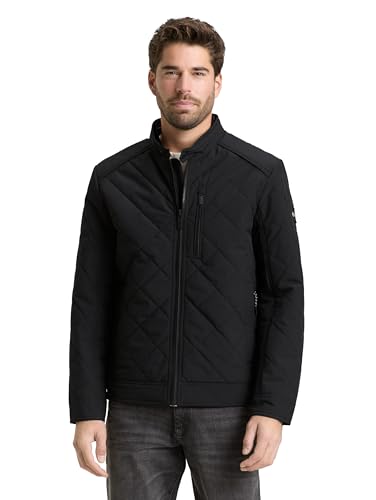 TOM TAILOR Herren 1049471 Jacke, 29999 - Black, S EU