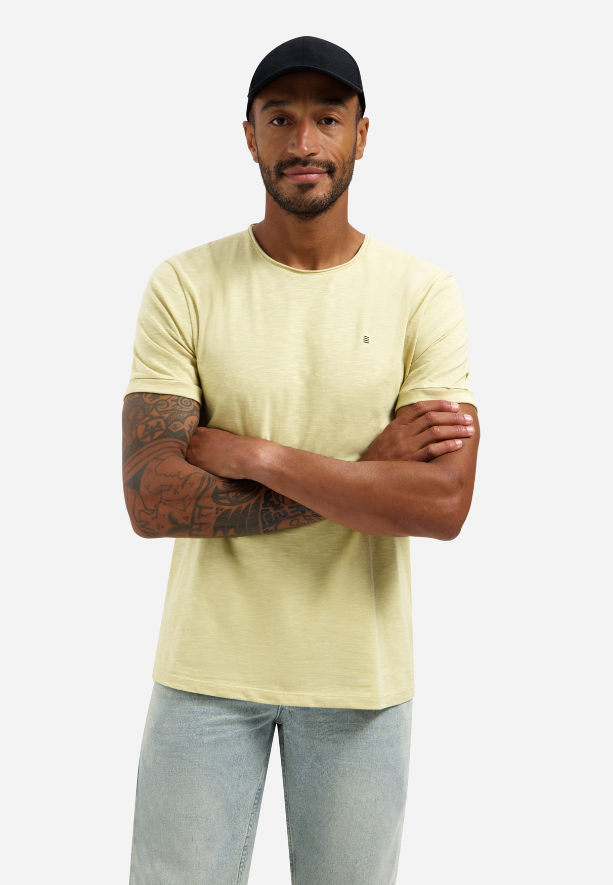 No Excess T-Shirt Crewneck Slub Yellow (31360202SN - 070)