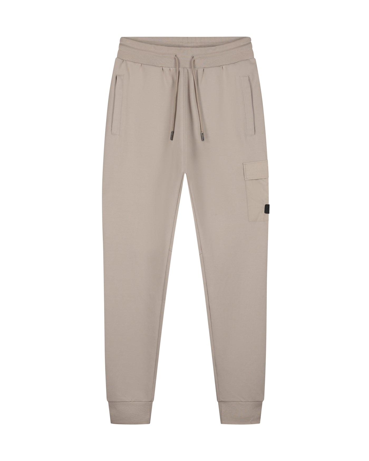 Malelions Men Nylon Pocket Sweatpants | Taupe