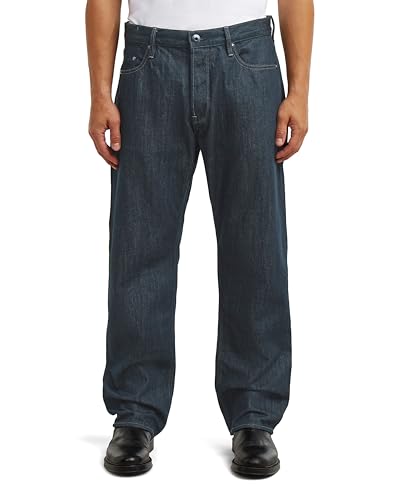 G-STAR Men's Dakota Regular Straight Jeans, Colour Blue, Size: Waist 36, Inseam 38