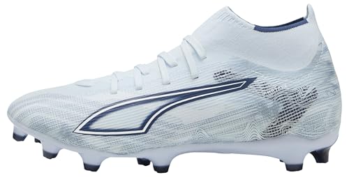 PUMA Women's Ultra 6 Match+ FG/AG WN's Soccer Shoe, ICY Blue White-Blue Jewel, 41 EU, Eisblau PUMA Weiß Blau Juwel, 42 EU