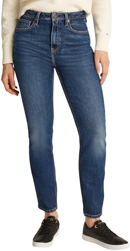 Tommy Hilfiger Damen Jeans Hose Cigarette Lou Slim Fit, Blau (Lou), 27W/32L