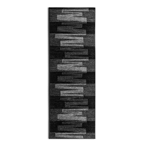 Floordirekt Teppichläufer 80 x 450 cm, Via Veneto Anthrazit