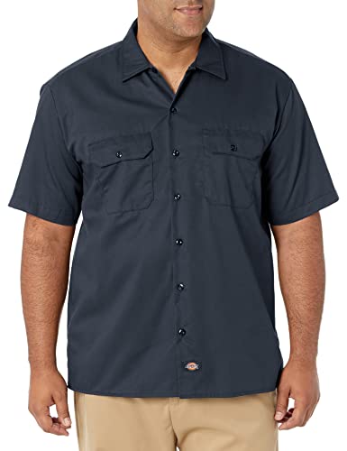 Dickies Herren-Arbeitshemd mit kurzen Armen, 4X-Large Groß