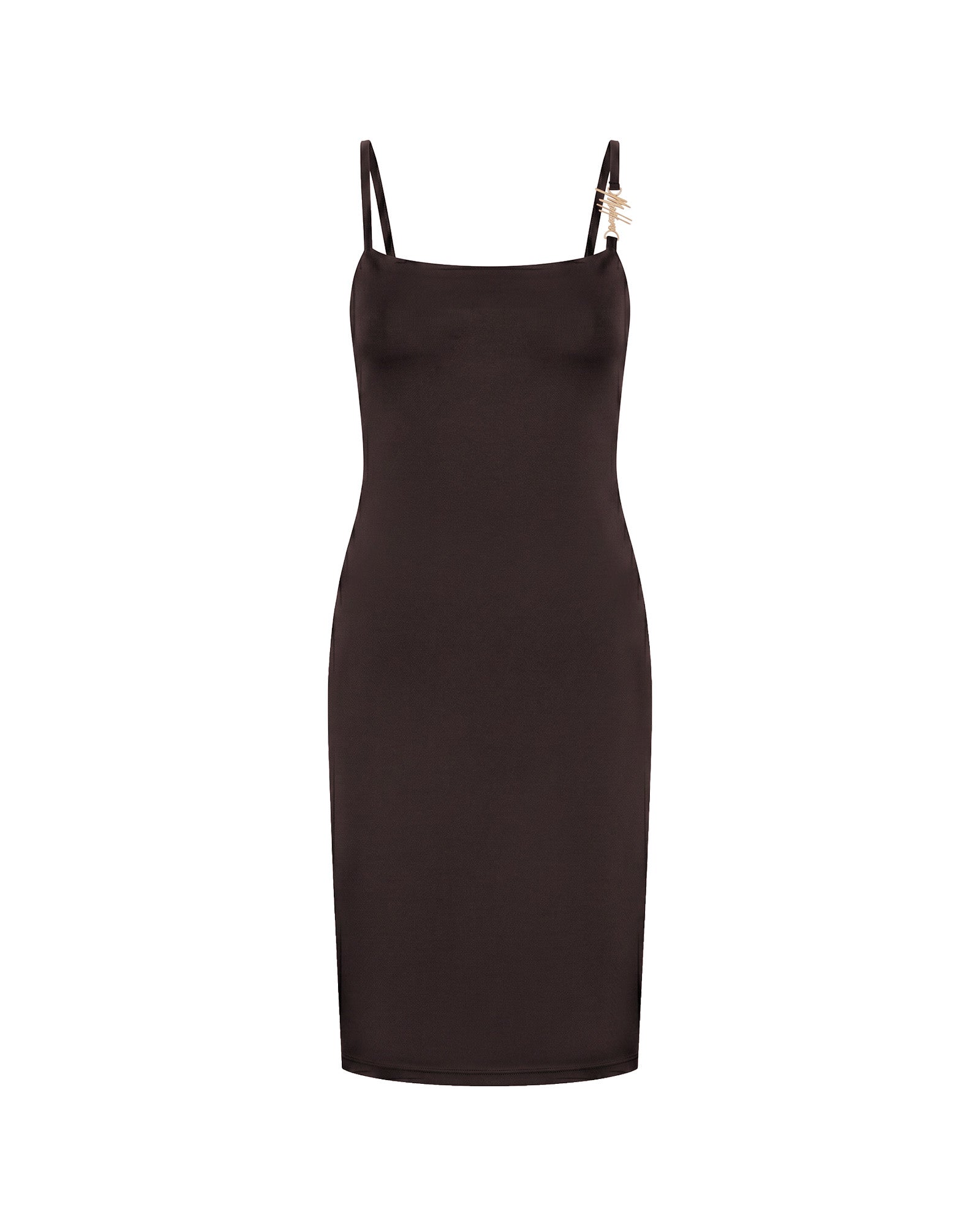 Malelions Women Charm Dress | Chocolate