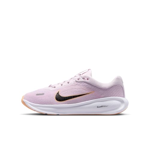 NIKE Kinder-Running-Schuh Stellar Ride (GS), Bleached Lilac/Black-Pink Foam, 40