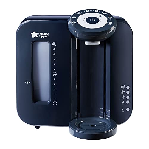 Tommee Tippee Perfect Prep Gerät, Instant-Babyflaschen-Zubereiter mit antibakteriellem Filter, frische Säuglingsnahrung in 2 Minuten, Schwarz