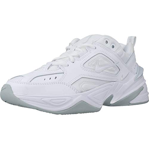 Nike W M2k Tekno, Damen Sneakers, Weiß (White/White/Pure Platinum 001), 40 EU